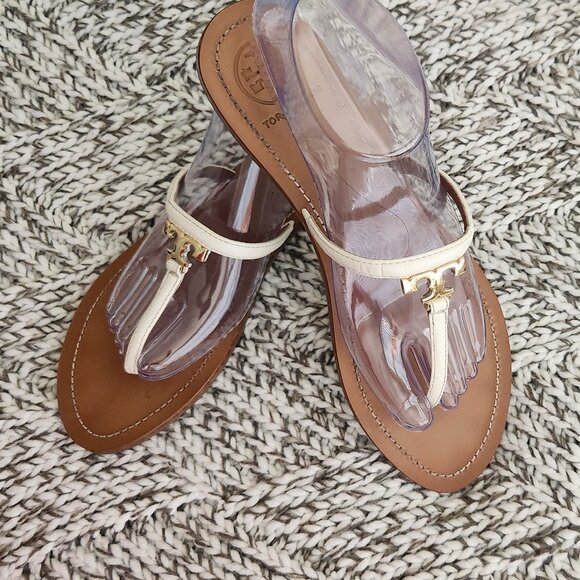 TORY BURCH TSTRAP SANDALS SIZE 9 worn twice - Picture 1 of 9